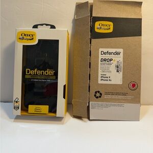 OtterBox Defender Series Black Case for iPhone X/XS